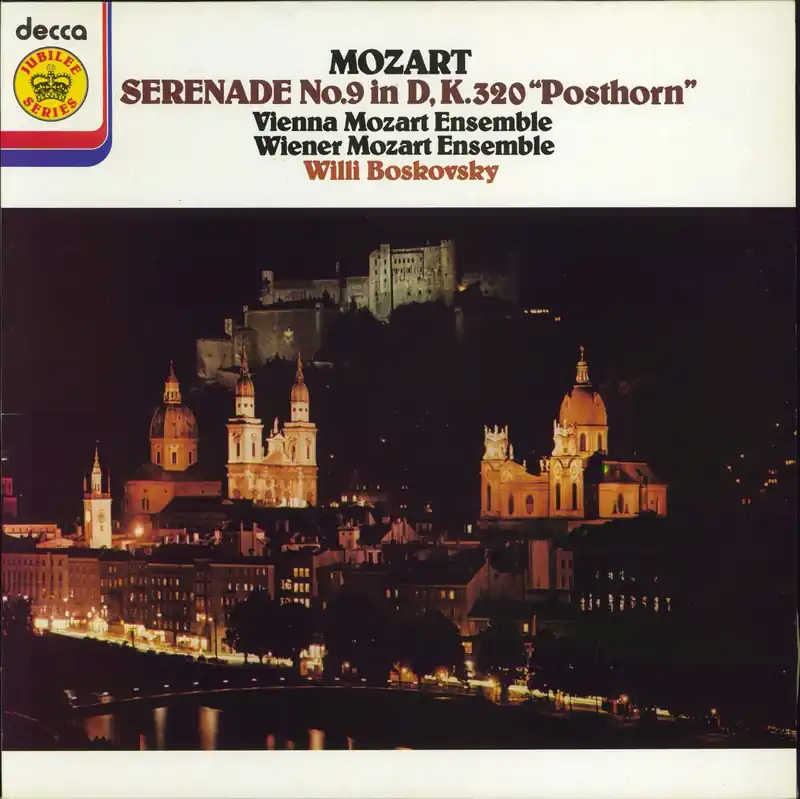 New Release Wolfgang Amadeus Mozart Serenade No. 9 in D, K.320 "Posthorn" UK Vinyl LP
