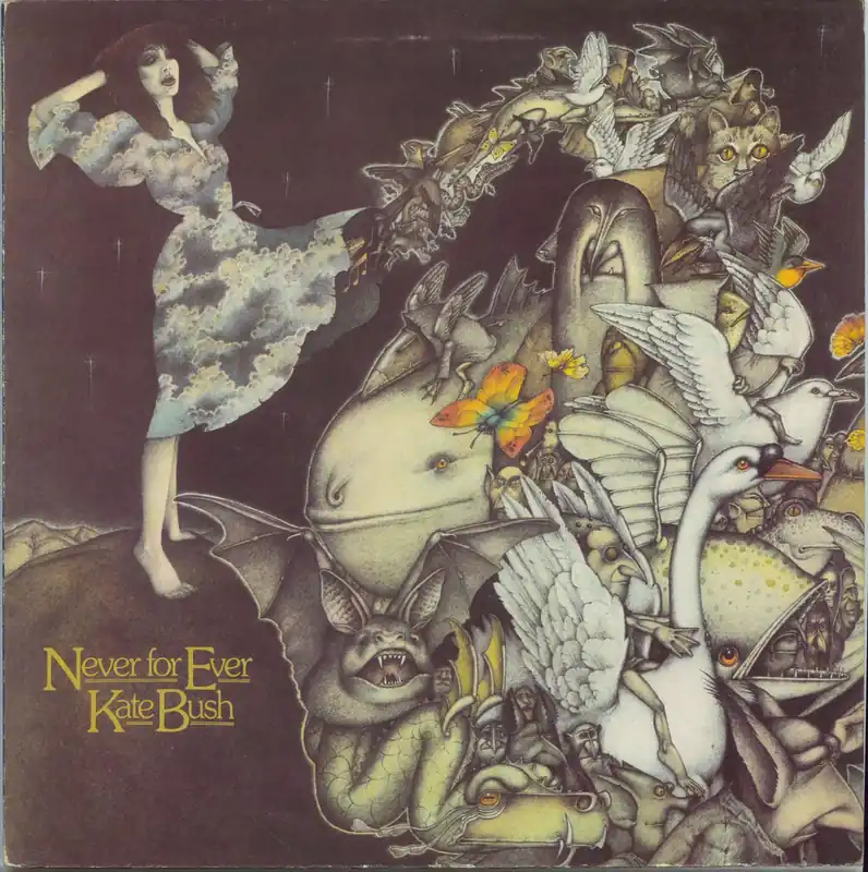 Kate Bush Never For Ever - WOS Greek Vinyl LP Premium