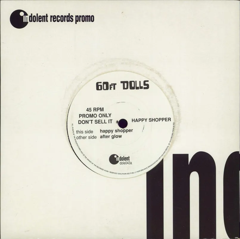 Trending 60ft Dolls Happy Shopper UK Promo 7" vinyl