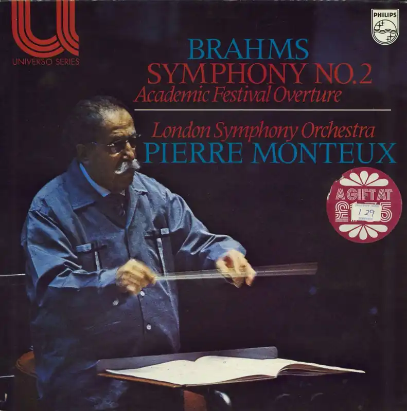 Johannes Brahms Brahms: Symphony No. 2 / Academic Festival Overture UK Vinyl LP Top Pick