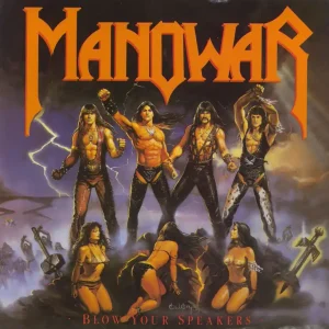Premium Manowar Blow Your Speakers UK 7" vinyl