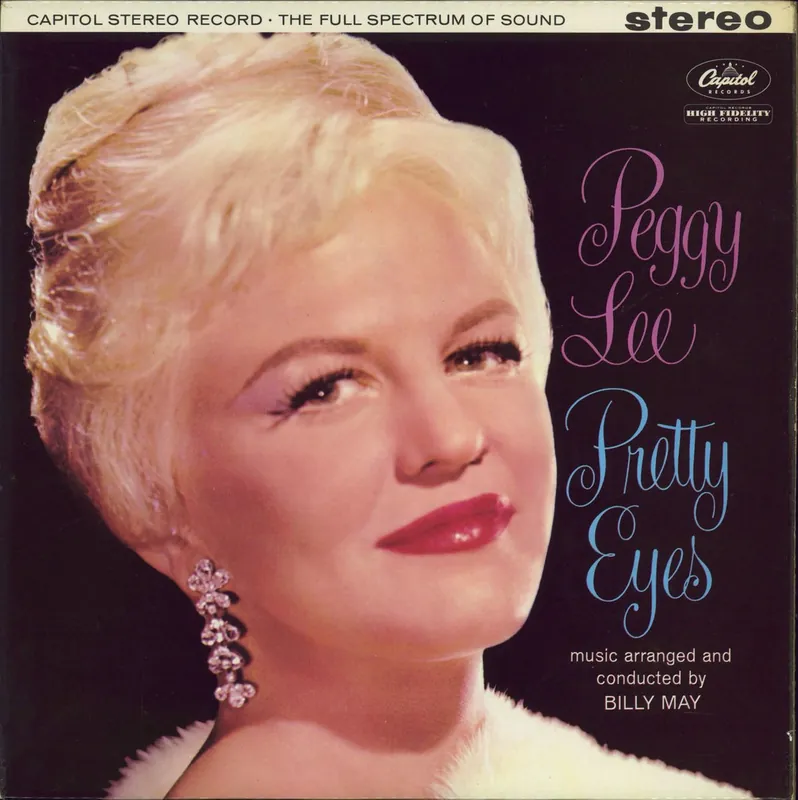 Budget Peggy Lee Pretty Eyes UK Vinyl LP