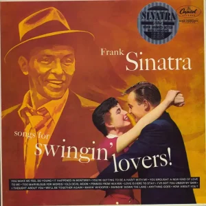 Grab Now Frank Sinatra Songs For Swingin' Lovers - stickered p/s UK Vinyl LP