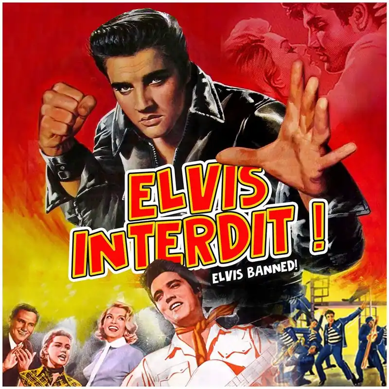 Trending Elvis Presley Elvis Interdit! (Elvis Banned!) - RSD20 - Red & Orange Vinyl - Sealed French 2-LP vinyl set