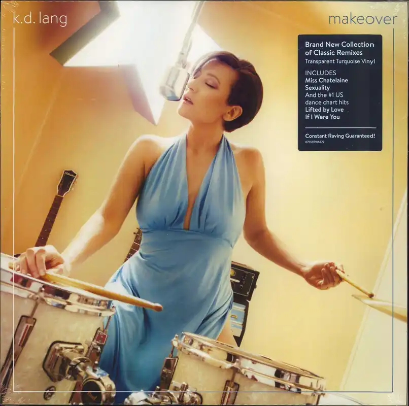 K.D. Lang Makeover - Turquoise Vinyl - Sealed UK 2-LP vinyl set Bulk Order