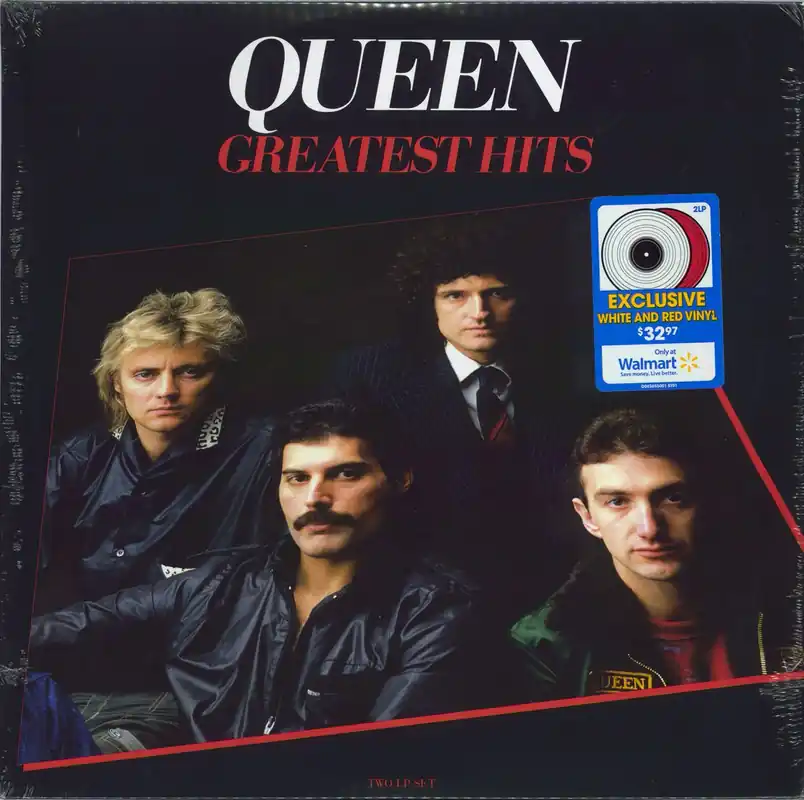 Queen Greatest Hits: Walmart exclusive - Red & White Vinyl - Sealed US 2-LP vinyl set Shop Now