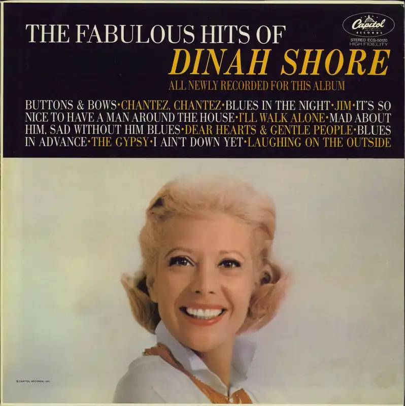 Reduced Price Dinah Shore The Fabulous Hits Of Dinah Shore Japanese Vinyl LP