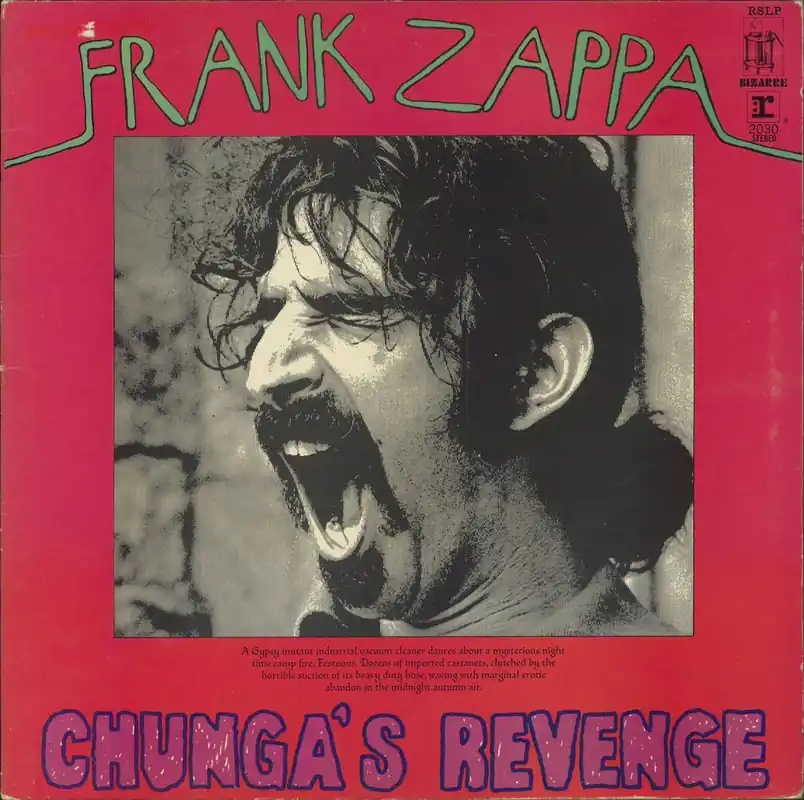 Hassle-Free Returns Frank Zappa Chunga's Revenge - 2nd - EX UK Vinyl LP
