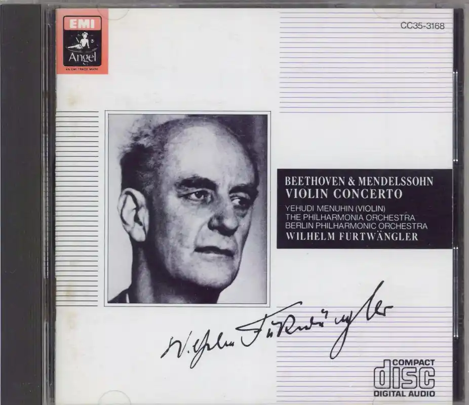 Wilhelm Furtwängler Beethoven & Mendelssohn: Violin Concerto Japanese CD album Fresh Stock