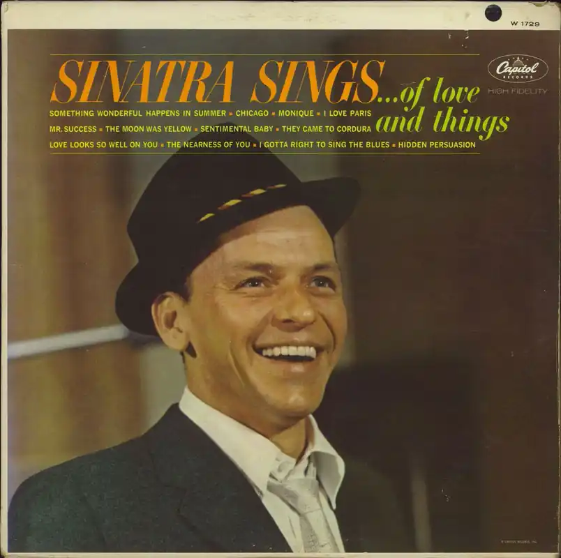 Today Only Frank Sinatra Sinatra Sings... Of Love And Things US Vinyl LP