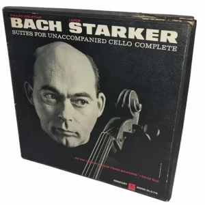 János Starker Bach: Suites For Unaccompanied Cello Complete US Promo Vinyl box set Time-Limited