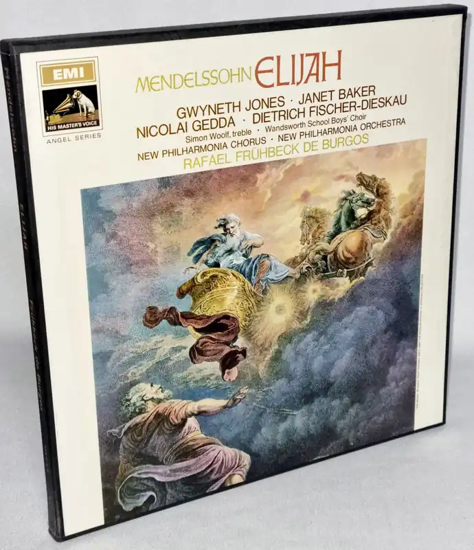 Felix Mendelssohn Elijah UK Vinyl box set Save Now