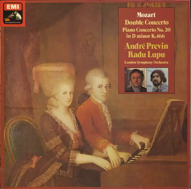 Big Sale Wolfgang Amadeus Mozart Double Concerto (No. 10) in Eb Major K.365 / Piano Concerto (No. 20) in D Minor K.466 UK Vinyl LP