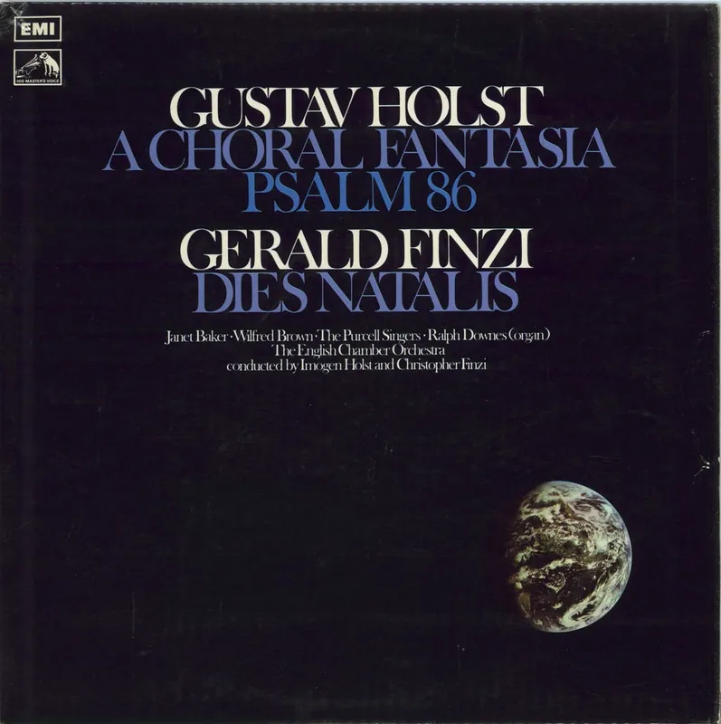 Gustav Holst A Choral Fantasia, Psalm 86 / FINZI: Dies Natalis UK Vinyl LP Price Drop