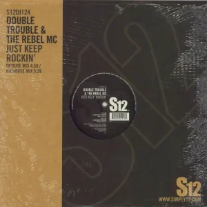 Low Price Double Trouble Just Keep Rockin' UK 12" vinyl
