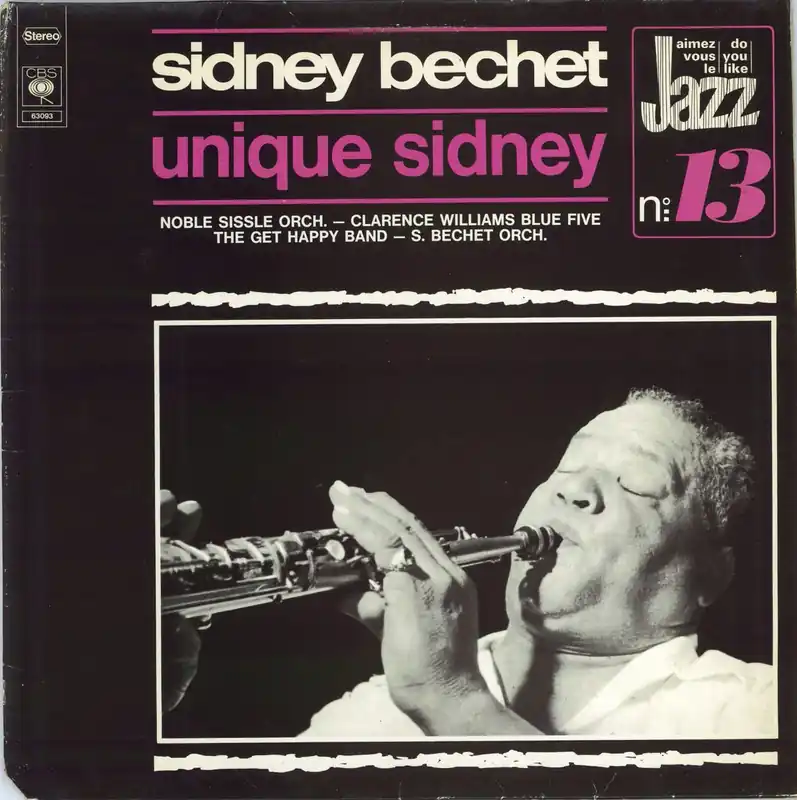 Sidney Bechet Unique Sidney Dutch Vinyl LP No Minimum Order