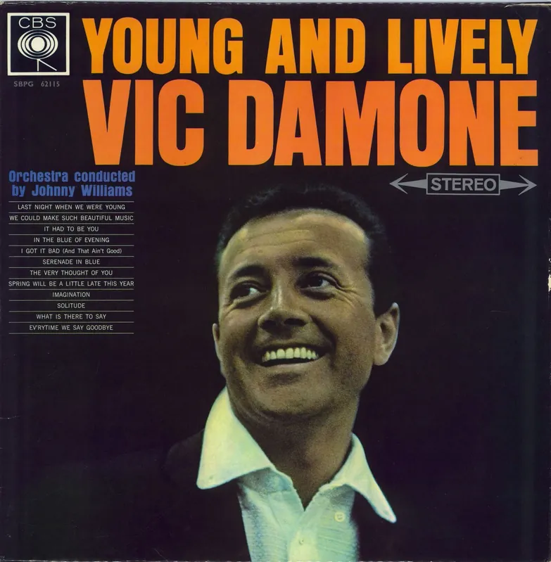 Holiday Sale Vic Damone Young And Lively UK Vinyl LP