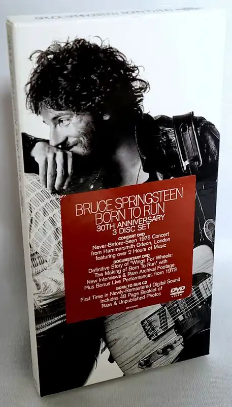Bruce Springsteen Born To Run - 30th Anniversary Edition - hype stickered UK 3-disc CD/DVD Set Authentic