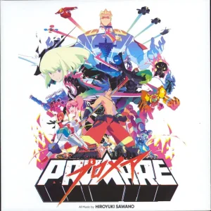 Hiroyuki Sawano Promare (Original Soundtrack) - White & Red Vinyl US 2-LP vinyl set Cheap