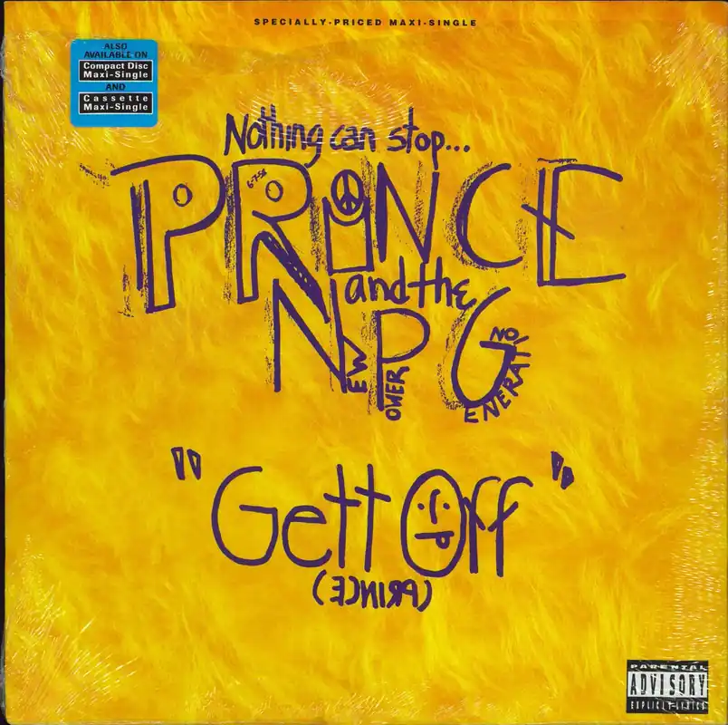 Prince Gett Off - Shrink US 12" vinyl Fast Shipping