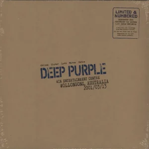 Deep Purple Live in Wollongong 2001 - Blue - Sealed UK 3-LP vinyl set Same Day Shipping