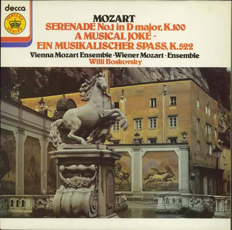 Trusted Brand Wolfgang Amadeus Mozart Serenade No. 1 in D Major, K.100 / A Musical Joke - Ein Musikalischer Spaß Kv.522 UK Vinyl LP