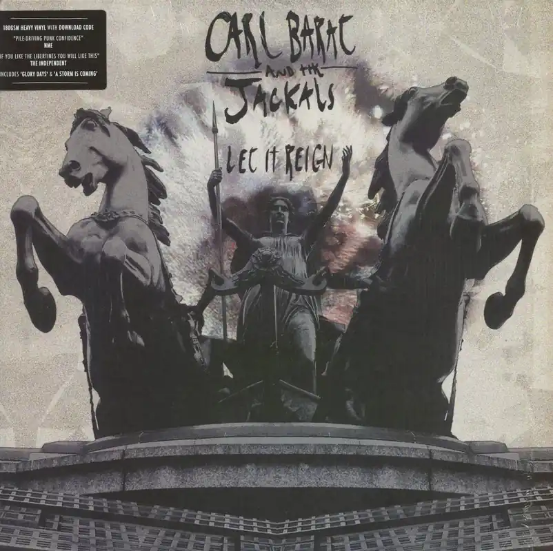 Deal Carl Barat Let It Reign - Stickered shrink UK Vinyl LP