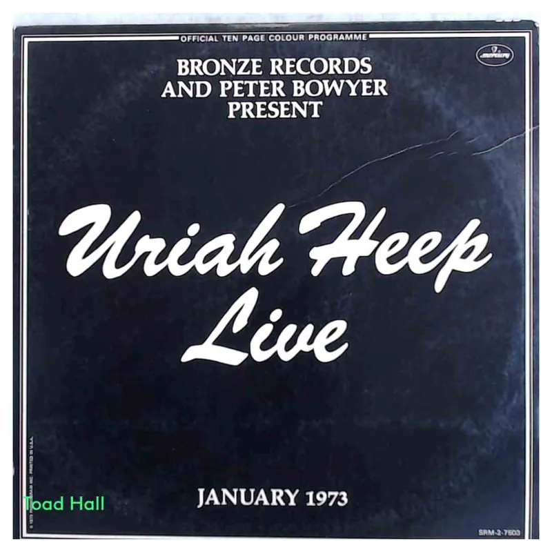 URIAH HEEP Live Used Vinyl LP Buy Today