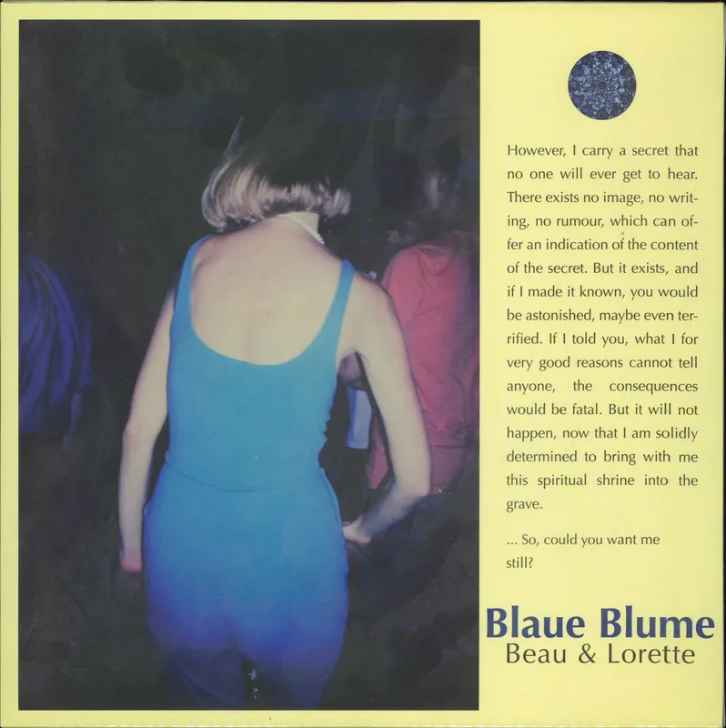 Buy Online Blaue Blume Beau & Lorette - 180gram Vinyl - Sealed Danish Vinyl LP