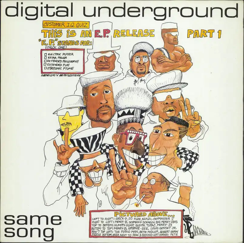 Digital Underground Same Song - Part 2 UK 12" vinyl Special Offer