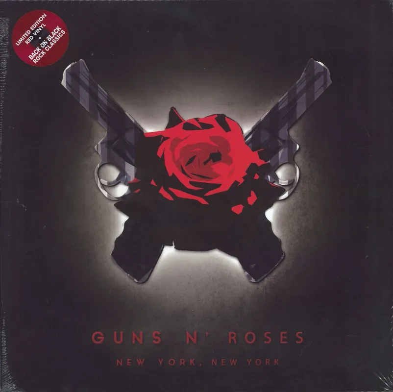 Guns N Roses New York, New York - Red Vinyl - Sealed UK 2-LP vinyl set Fan Favorite
