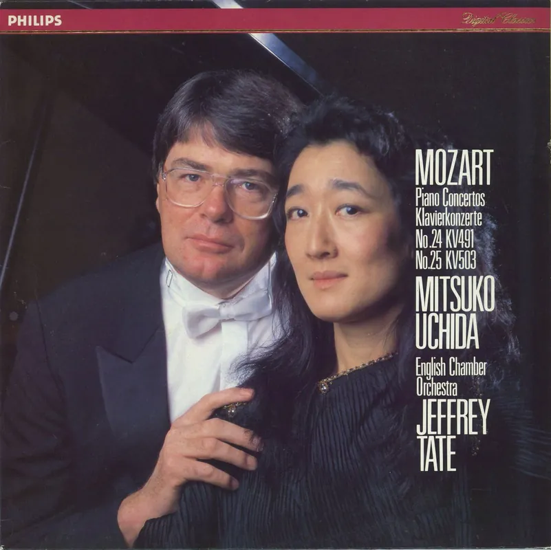 Mitsuko Uchida Mozart: Mozart: Piano Concertos No. 24 KV491 & No. 25 KV503 - EX Dutch Vinyl LP Authentic