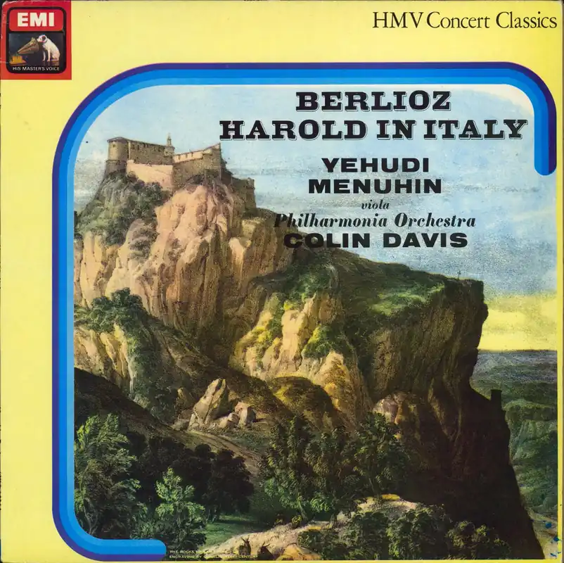 Today Only Yehudi Menuhin Berlioz: Harold In Italy - 4th UK Vinyl LP