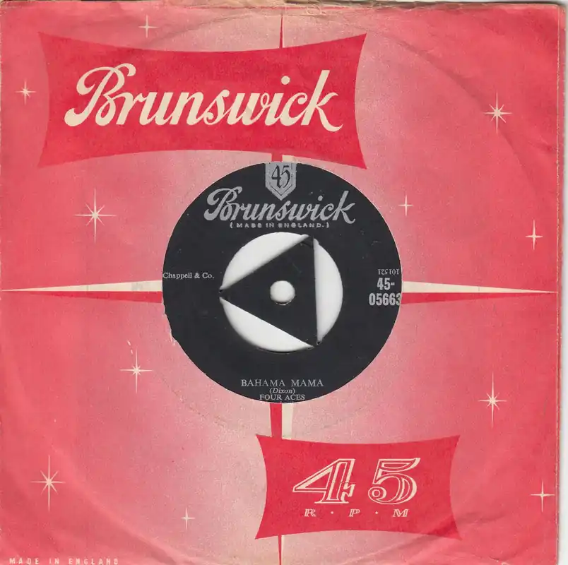 The Four Aces Bahama Mama UK 7" vinyl Price Drop