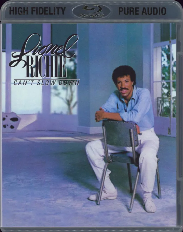 Lionel Richie Can't Slow Down UK Blu Ray Audio Authentic