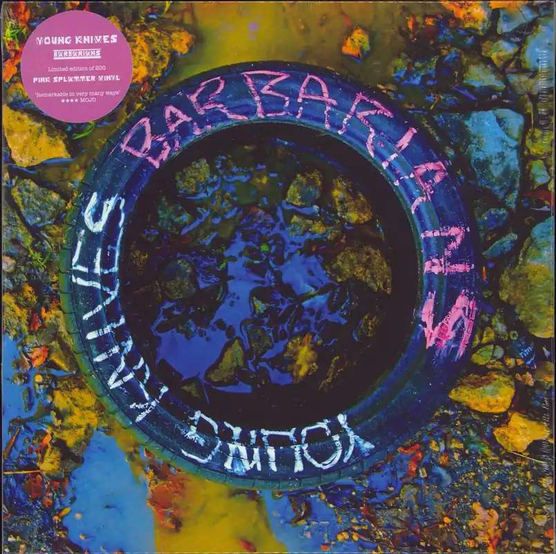 Price Drop The Young Knives Barbarians - Pink Splatter Vinyl - Sealed UK Vinyl LP