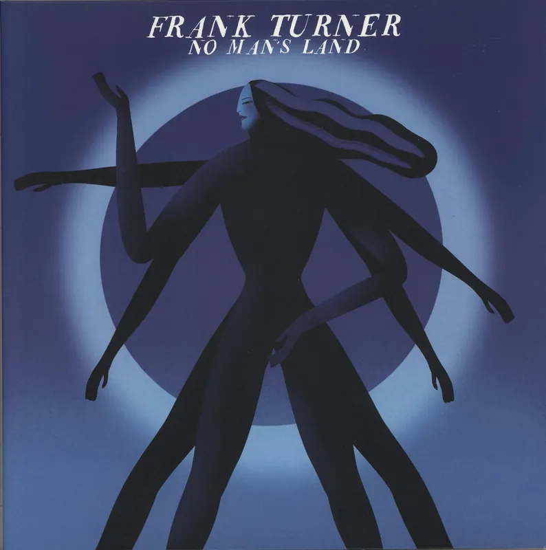 Big Sale Frank Turner No Man's Land - Blue Vinyl UK Vinyl LP