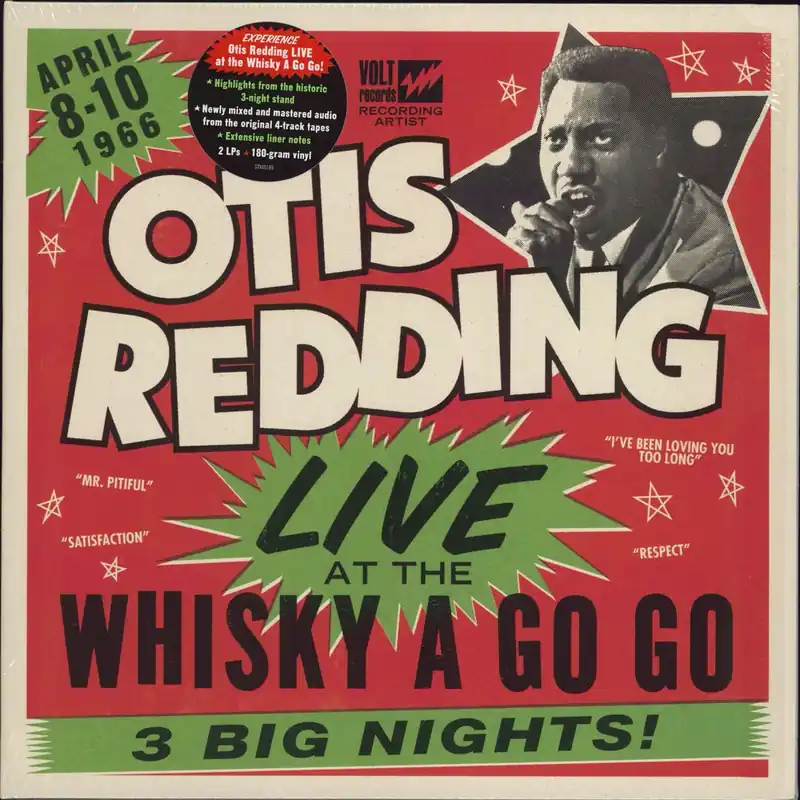 Otis Redding Live At The Whisky A Go Go - 180 Gram UK 2-LP vinyl set Factory Price