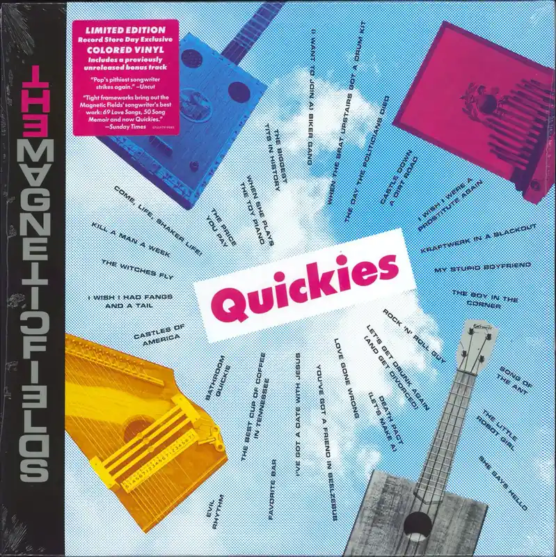 The Magnetic Fields Quickies - RSD20 Magenta Vinyl - Sealed UK Vinyl LP Low Price