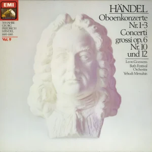 Budget George Frideric Handel Oboe Concertos 1-3 / Concerti Grossi op. 6, Numbers 10 & 12 German Vinyl LP