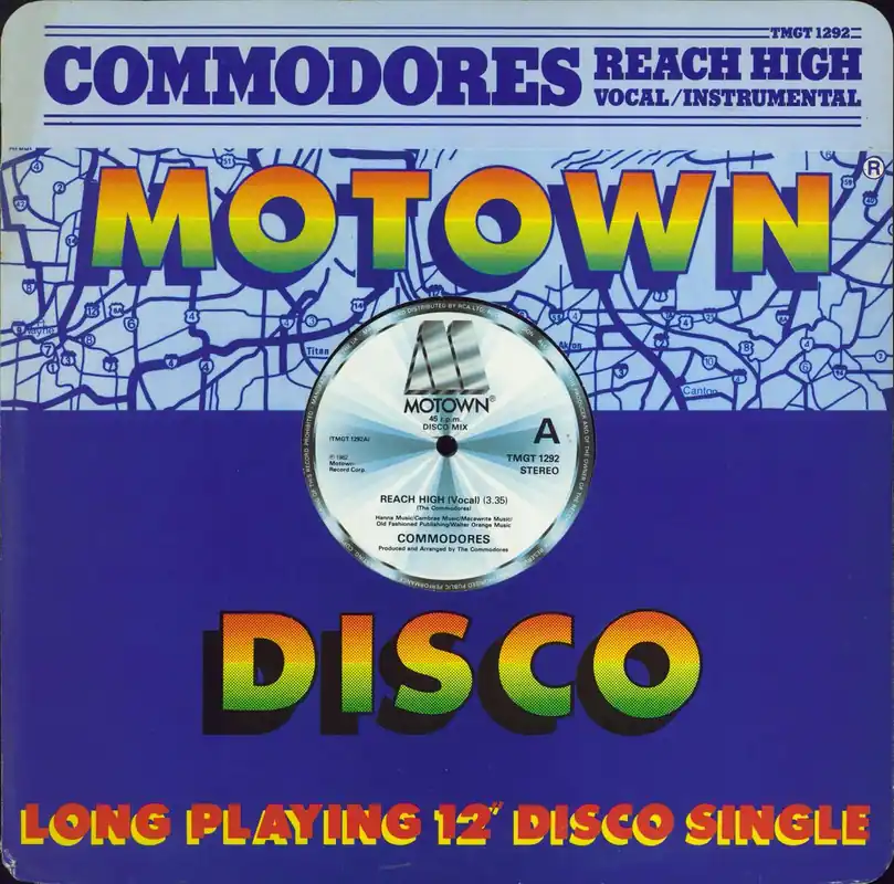 Save Now Commodores Reach High UK 12" vinyl