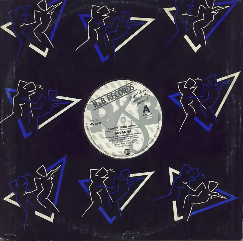 Sale Savanna I Cant Turn Away UK 12" vinyl