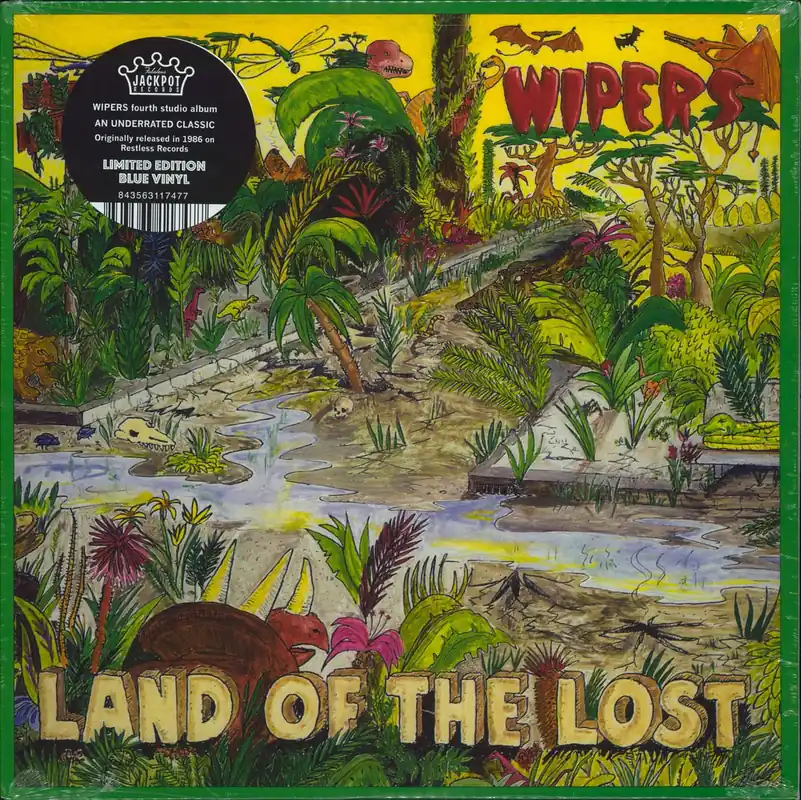 Best Seller Wipers Land Of The Lost - Blue Vinyl - Sealed US Vinyl LP