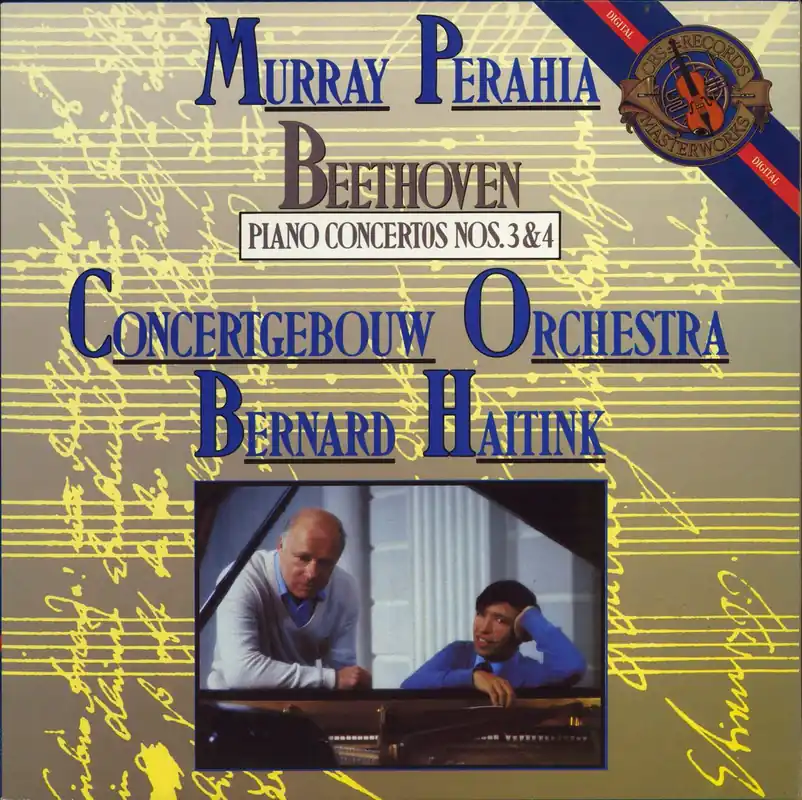 Murray Perahia Beethoven: Piano Concertos Nos. 3 & 4 Dutch Vinyl LP Reduced Price