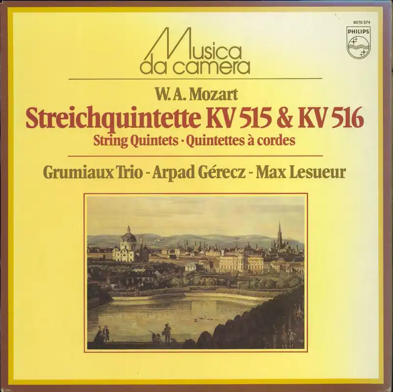 Grumiaux Trio W.A. Mozart: Streichquintette KV 515 & KV 516 Dutch Vinyl LP Free Returns
