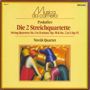 Novák Quartet Prokofiev: Die 2 Streichquartette Dutch Vinyl LP Free Delivery