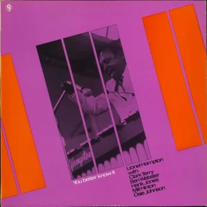 Discount Lionel Hampton You Better Know It!!! UK Vinyl LP