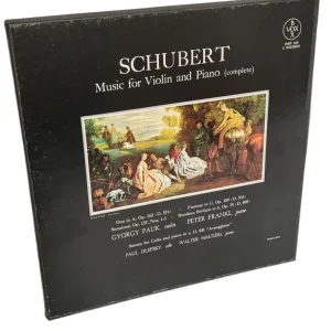 Franz Schubert Music For Violin And Piano (Complete) US Vinyl box set Shop Now