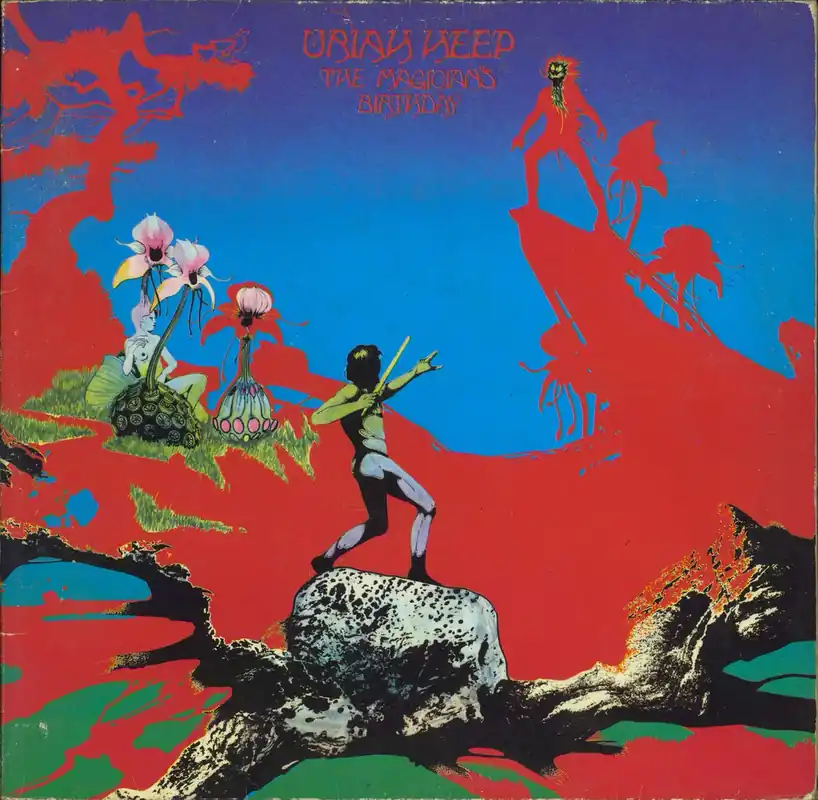 Uriah Heep The Magician's Birthday - 2nd - German Sleeve UK Vinyl LP Seasonal Sale