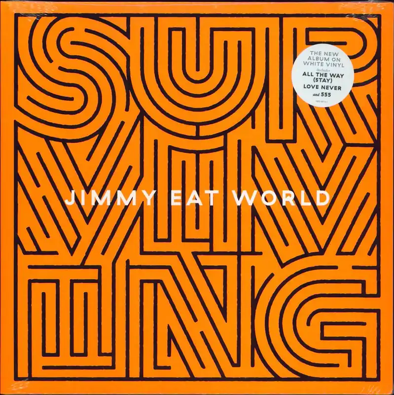 Seasonal Sale Jimmy Eat World Surviving - White Vinyl - Sealed US Vinyl LP